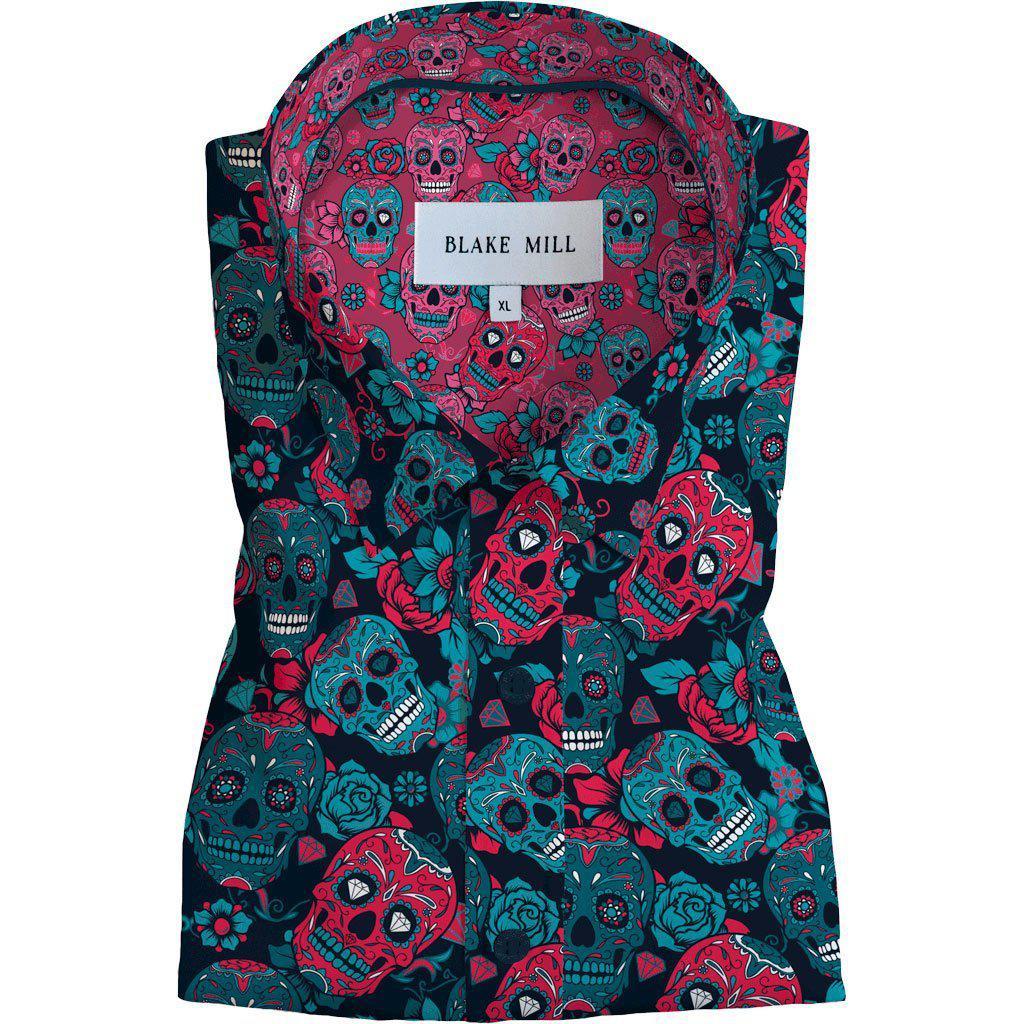 Skulls (The Sequel) Hidden Button Shirt - Blake Mill