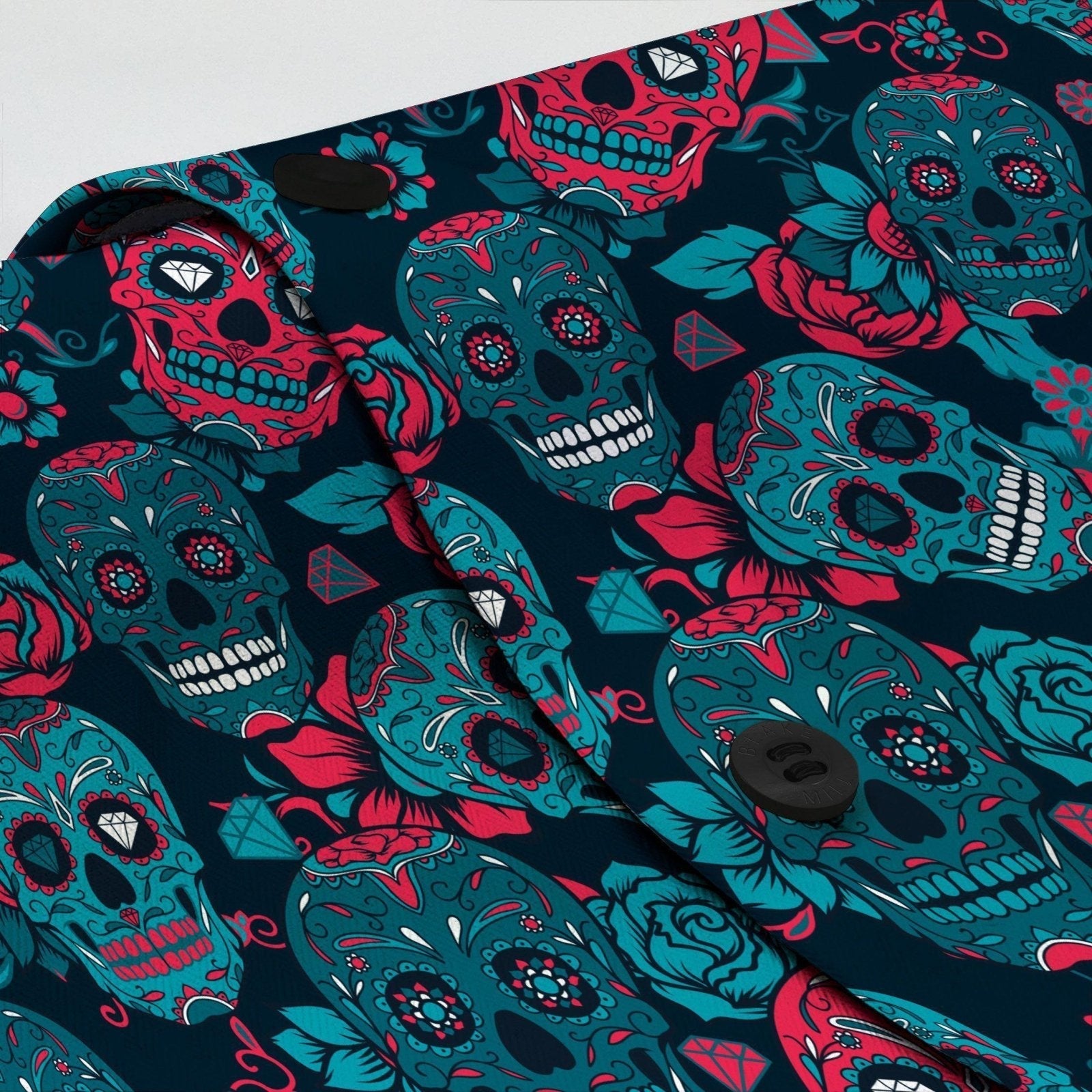 Skulls (The Sequel) Hidden Button Shirt - Blake Mill