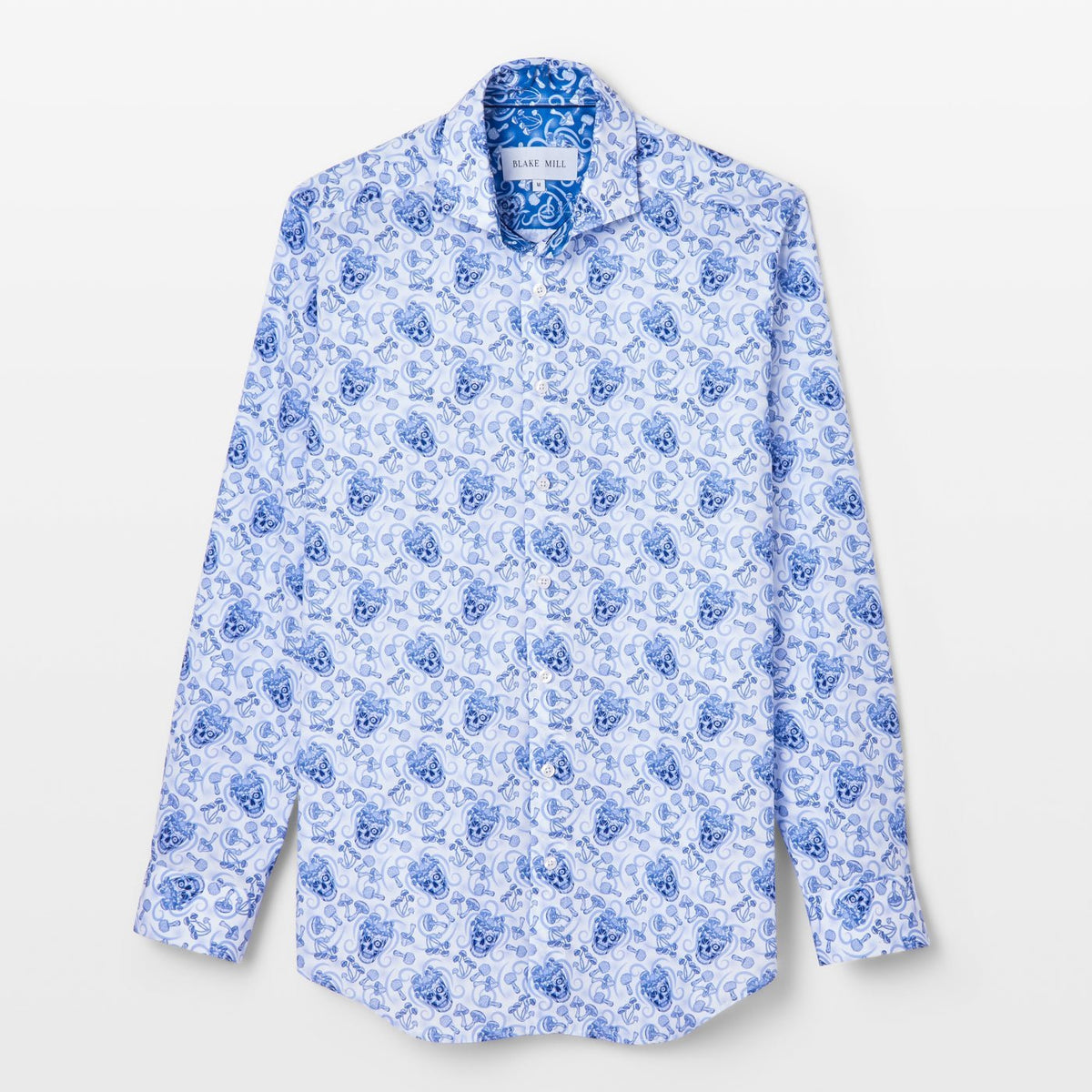 Blake Mill Sticker Stoned Skull Print Shirt | Blake Mill