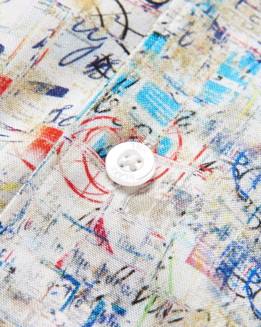 Street Art Open Collar Shirt - Blake Mill