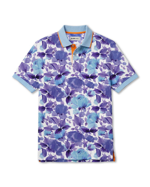 Summer Breeze Printed Polo - Blake Mill
