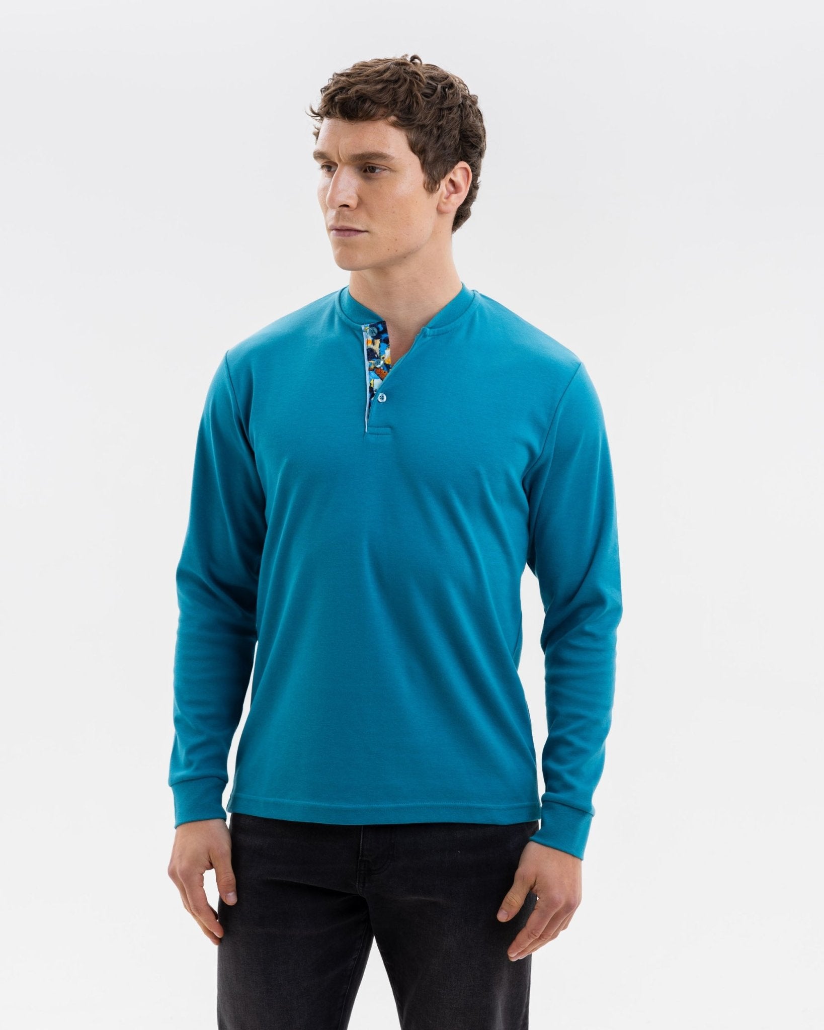 Teal with Vincent Light Lux Jersey - Blake Mill