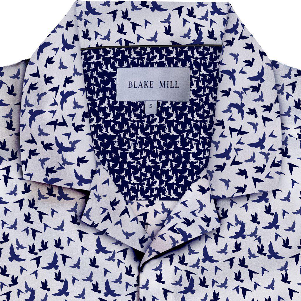 The Birds Open Collar Shirt - Blake Mill