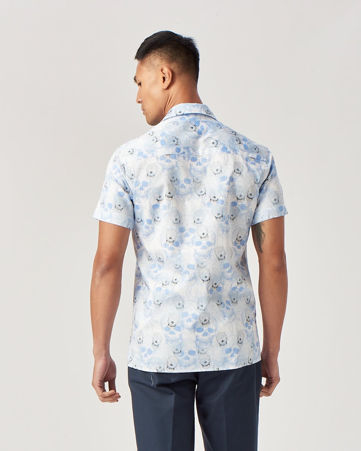 The Eternal Skull Open Collar Shirt - Blake Mill