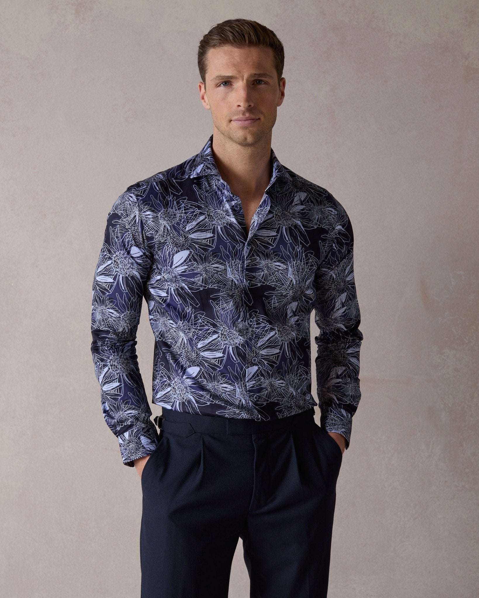 Tropical Flora Shirt - Blake Mill