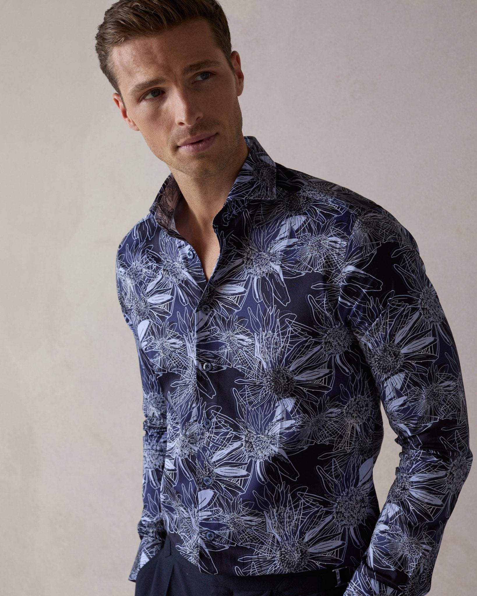 Tropical Flora Shirt - Blake Mill