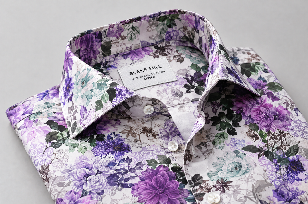 Tyrian Morphology shirt collar detail