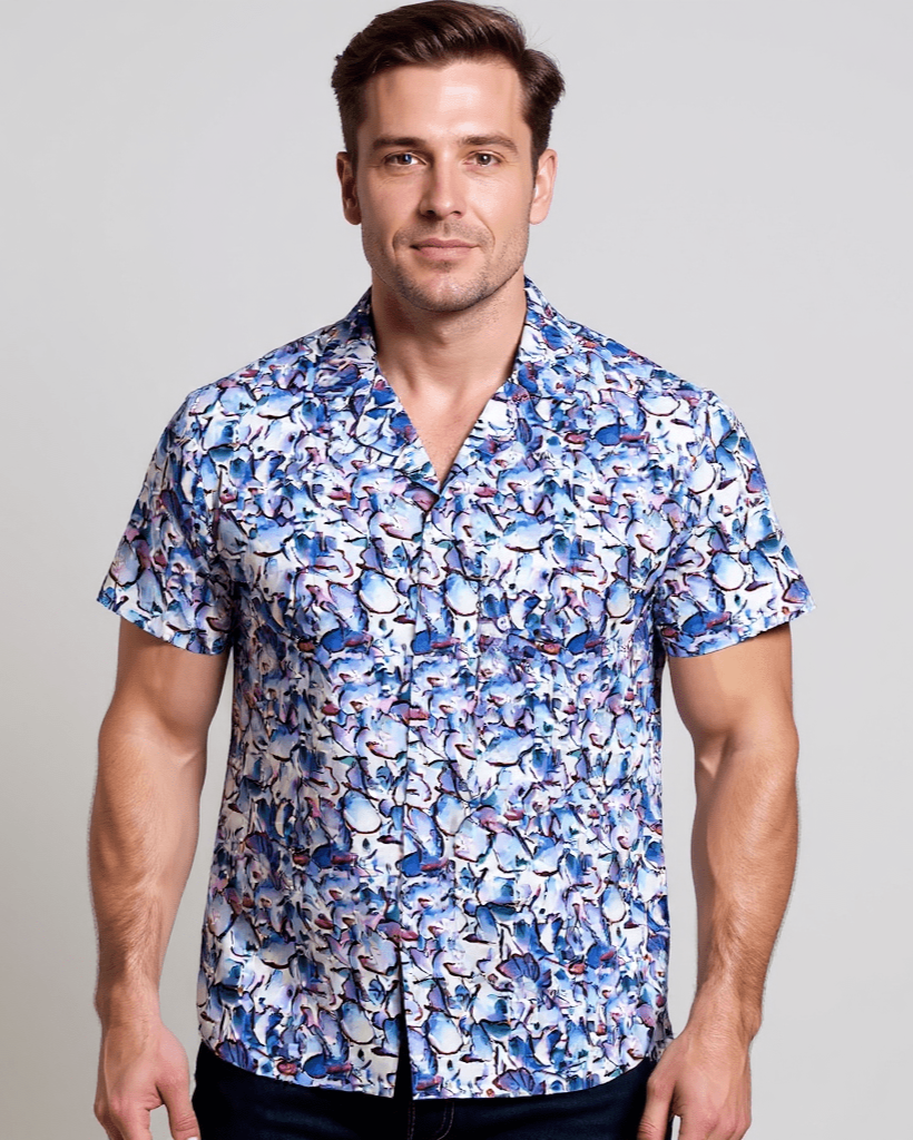 Urban Petals Open Collar Shirt - Blake Mill