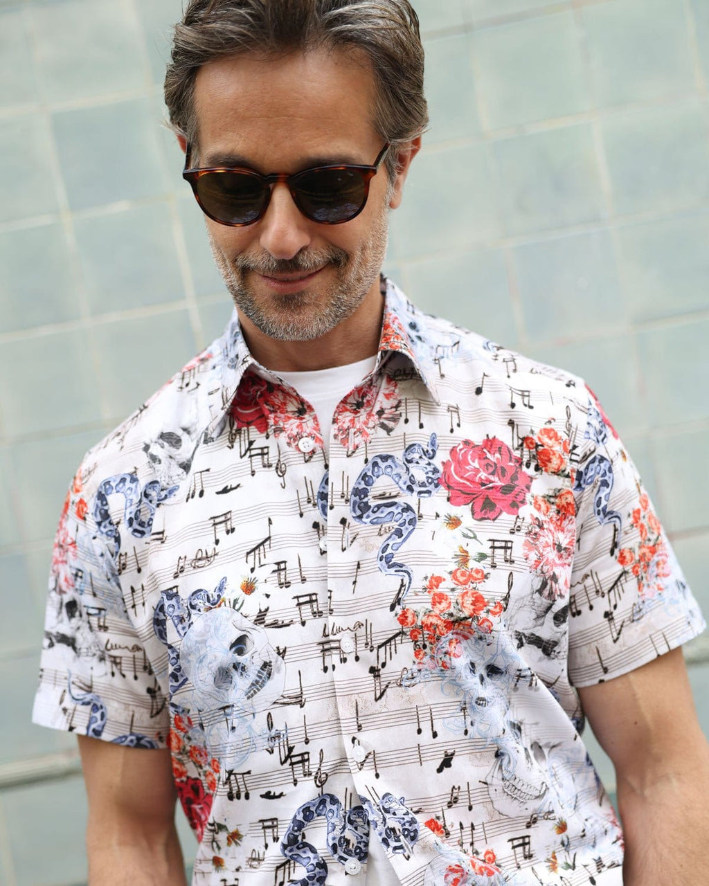 Vanitas Sonata (Cream) Short Sleeve Shirt - Blake Mill