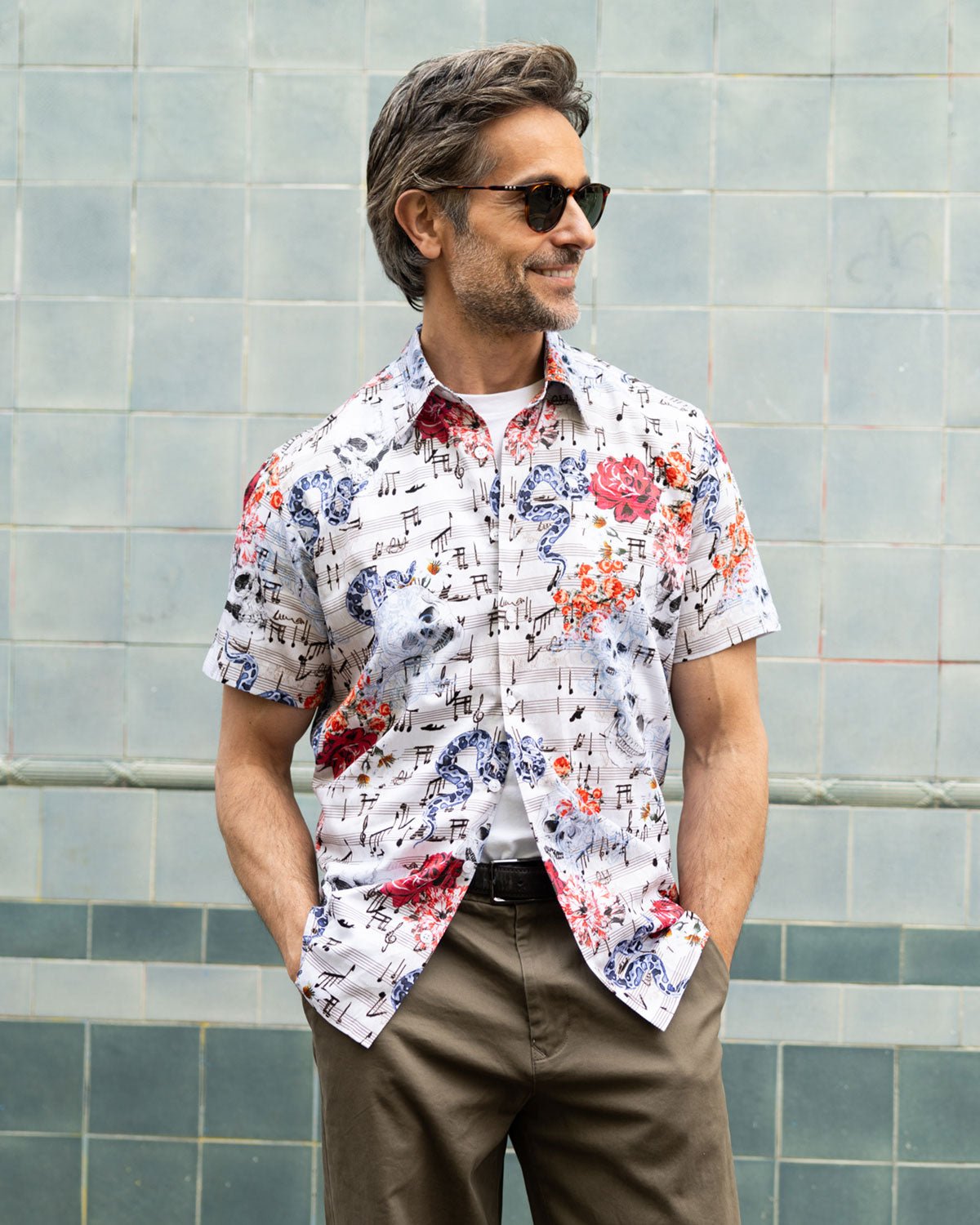 Vanitas Sonata (Cream) Short Sleeve Shirt - Blake Mill