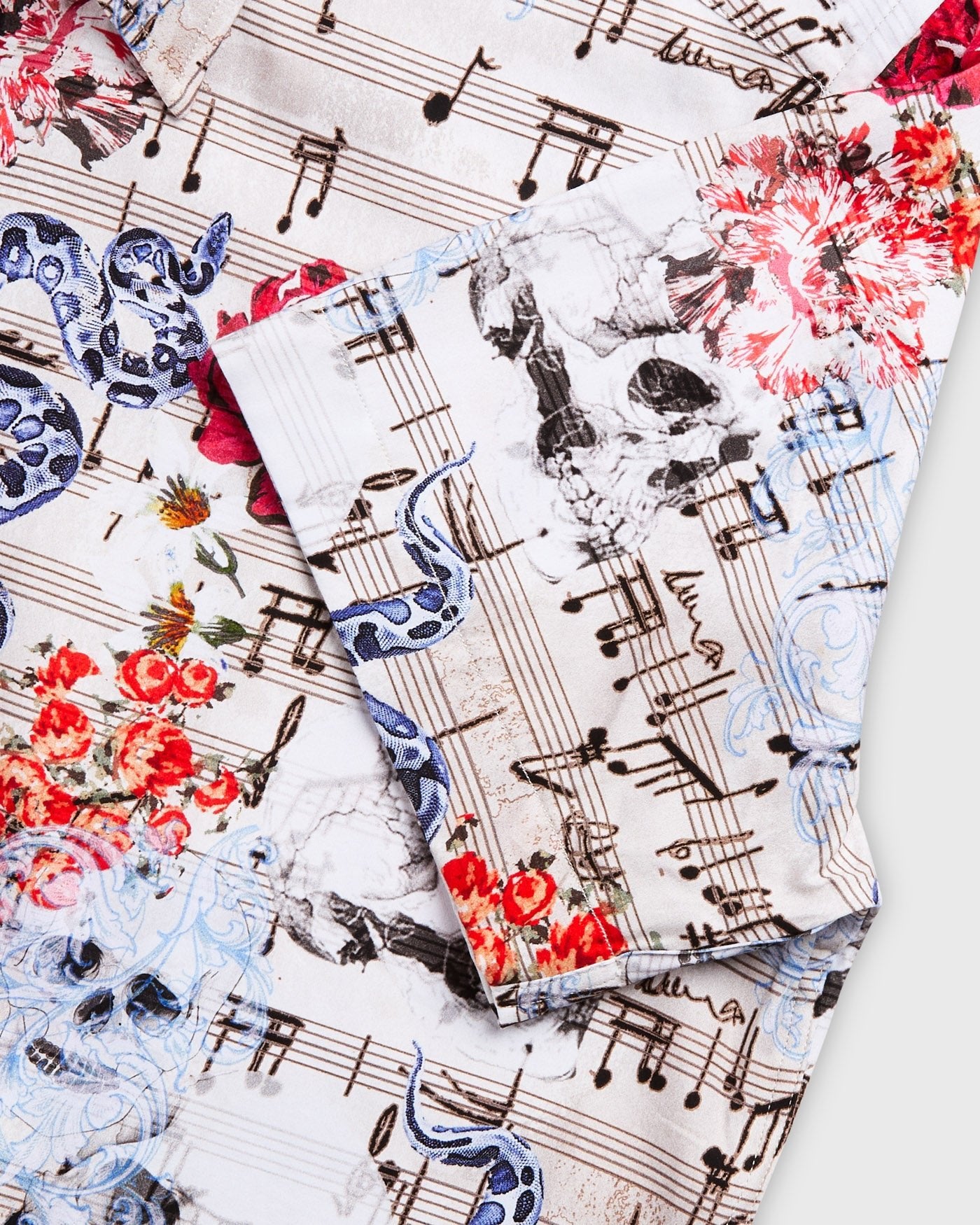 Vanitas Sonata (Cream) Short Sleeve Shirt - Blake Mill