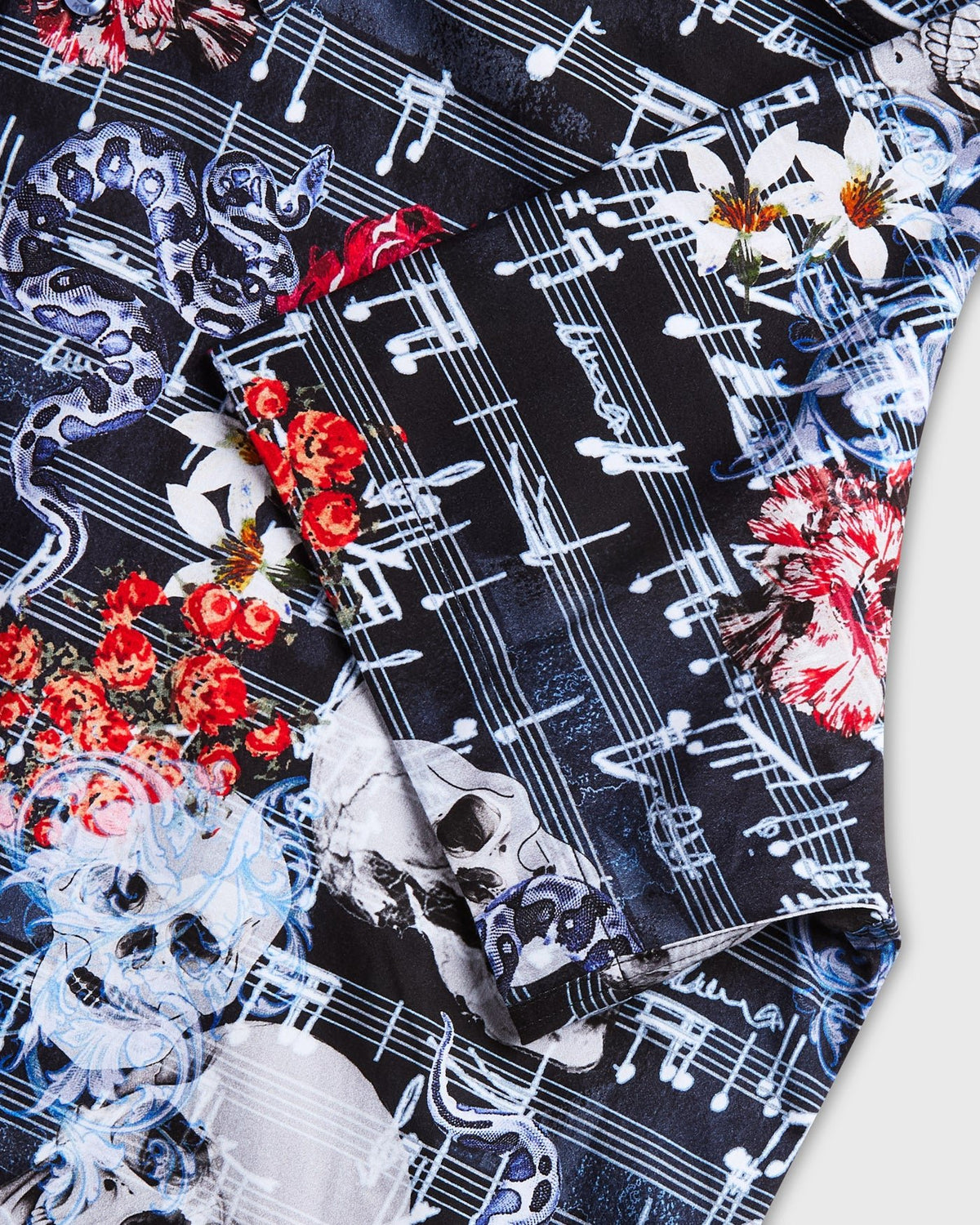 Vanitas Sonata (Navy) Short Sleeve Shirt - Blake Mill