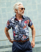 Vanitas Sonata (Navy) Short Sleeve Shirt - Blake Mill