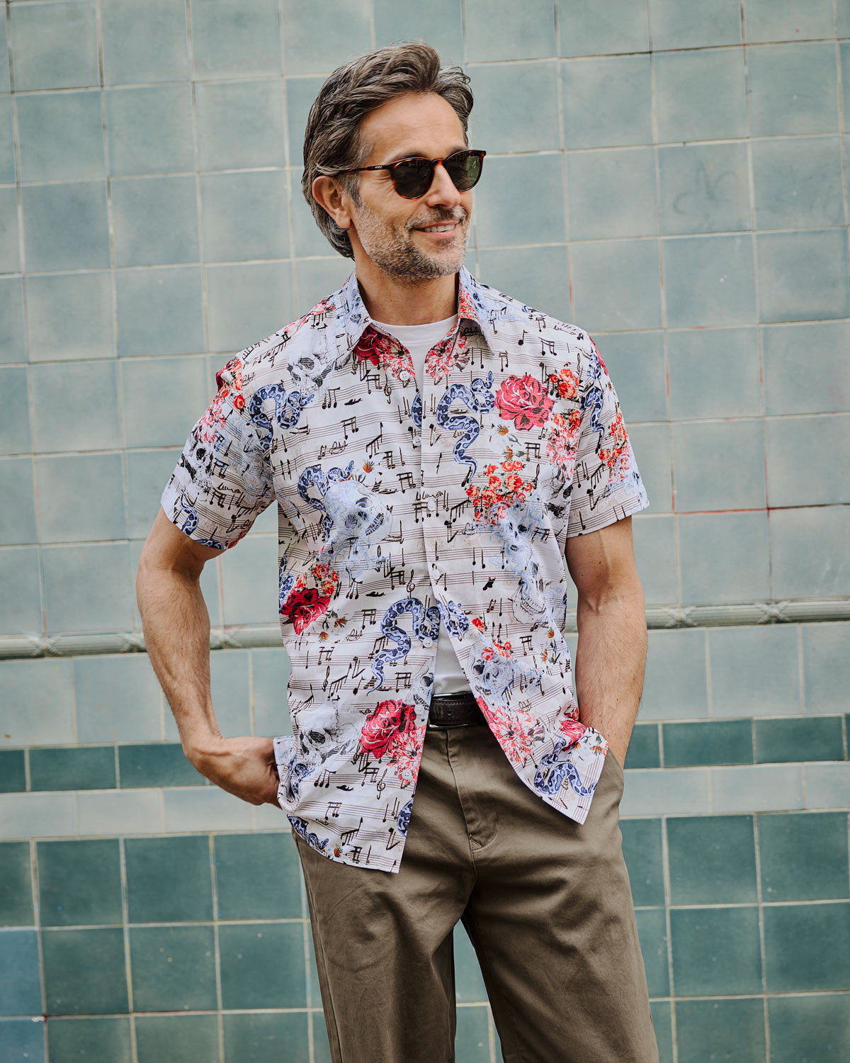 Vanitas Sonata (Cream) Short Sleeve Shirt