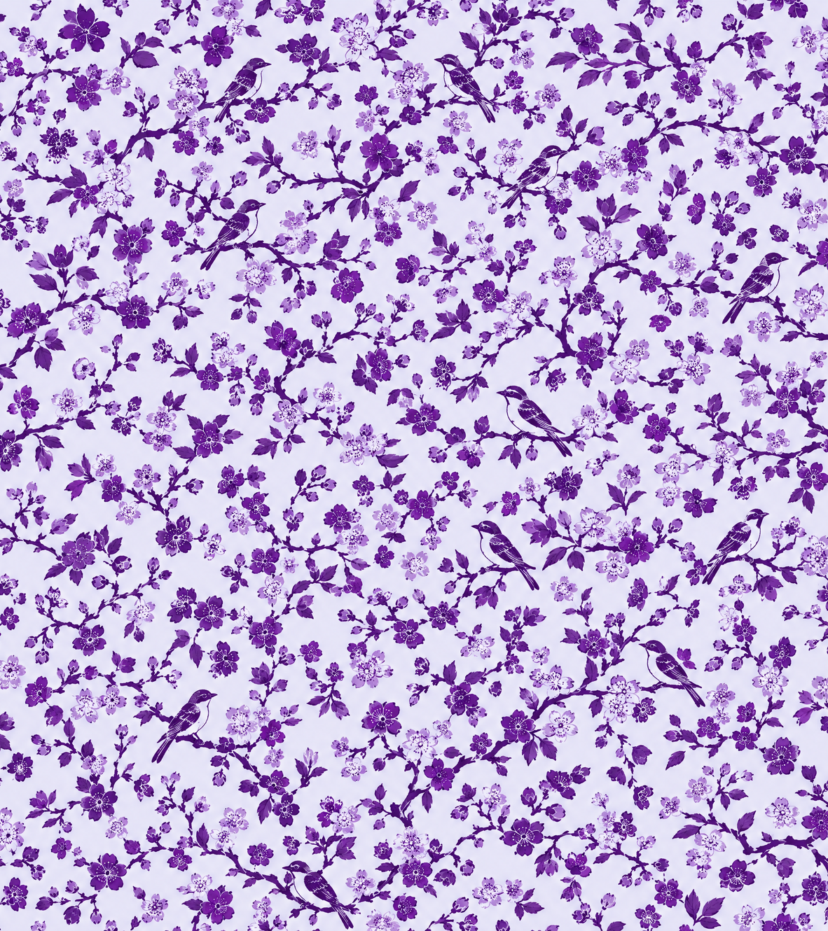 Violet Sakura print design