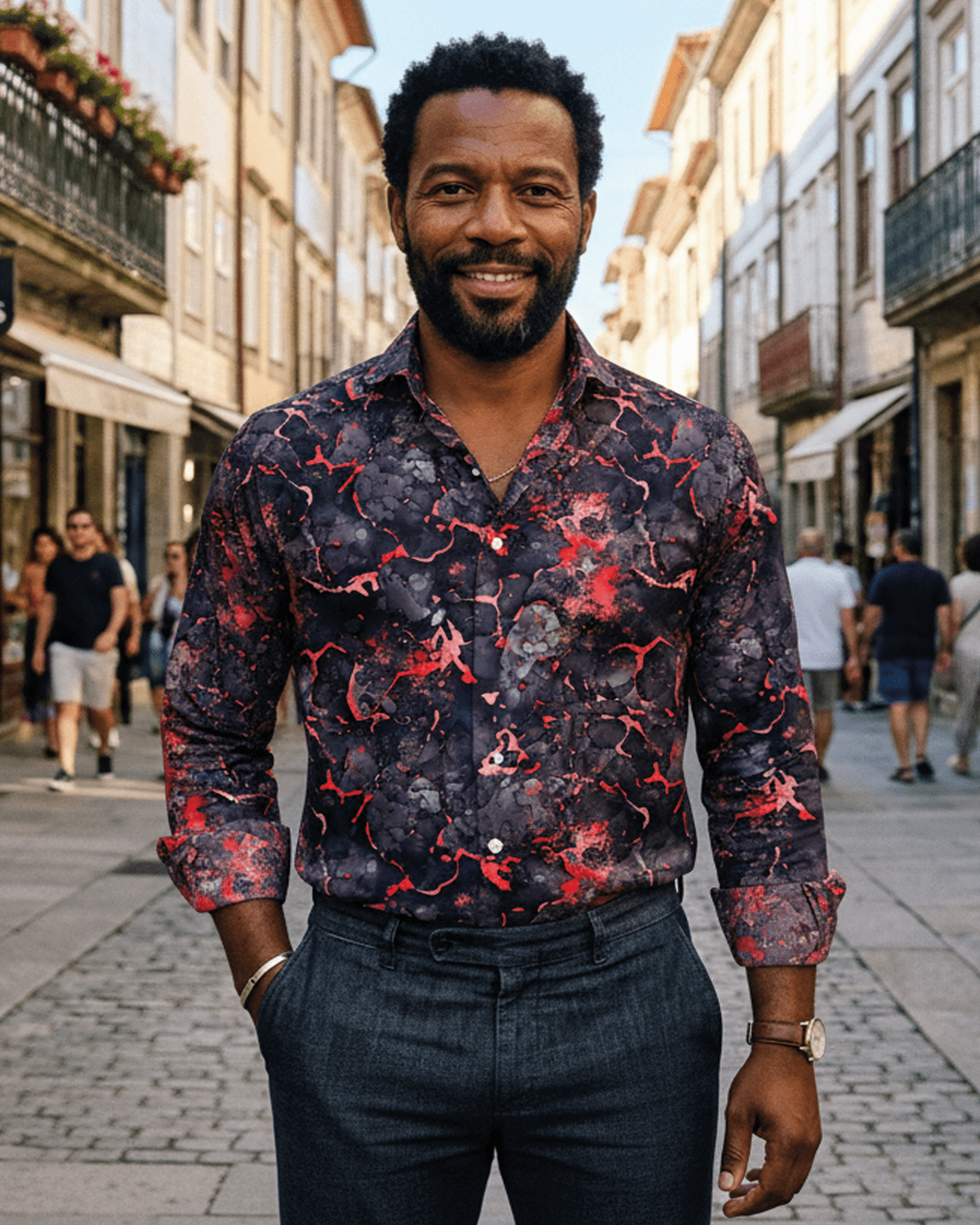Volcano (Red) Shirt - Blake Mill