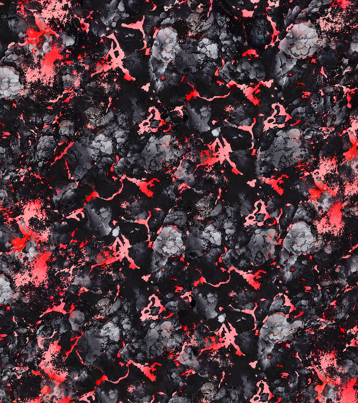Volcano (Red) print design