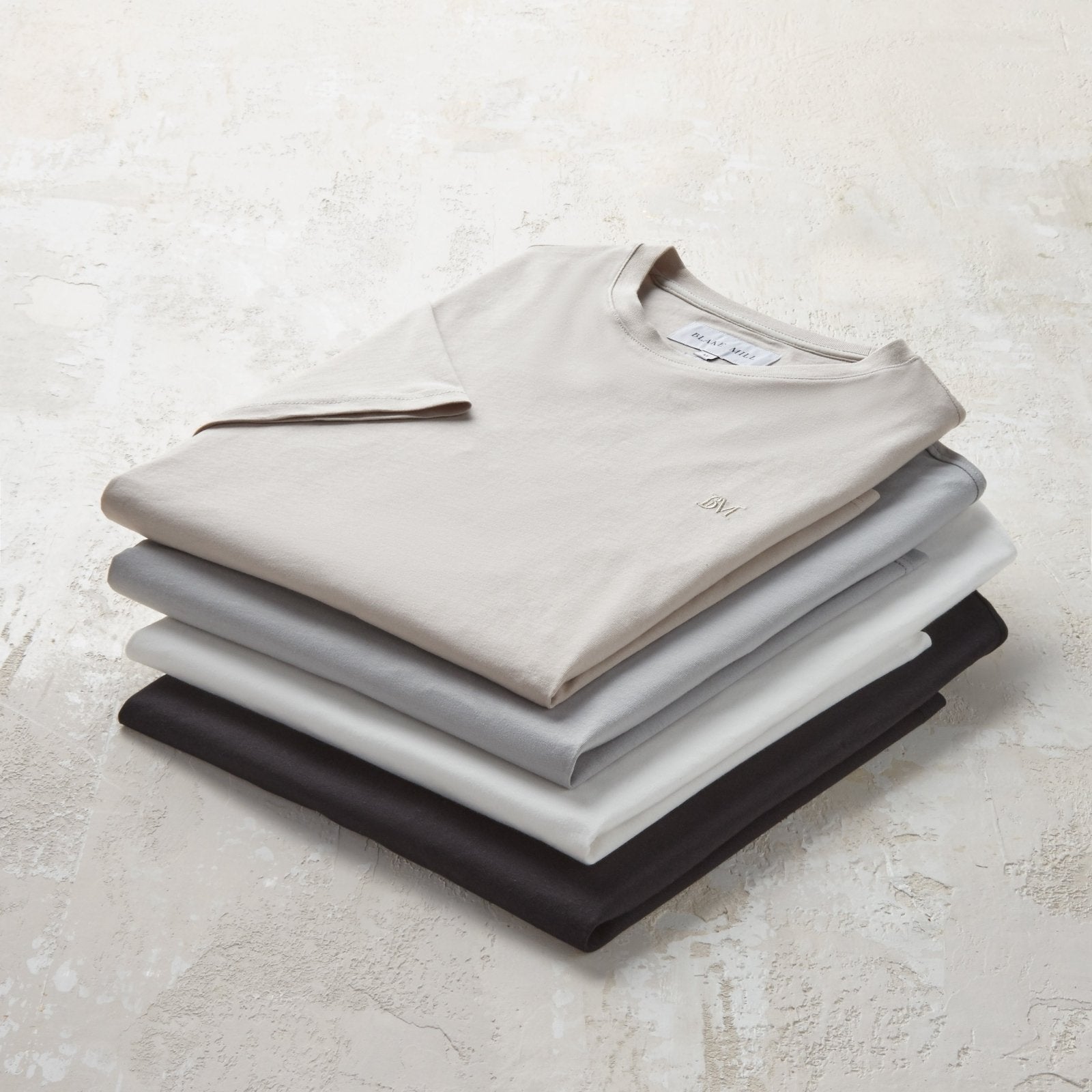 White Organic Cotton T - Shirt - Blake Mill