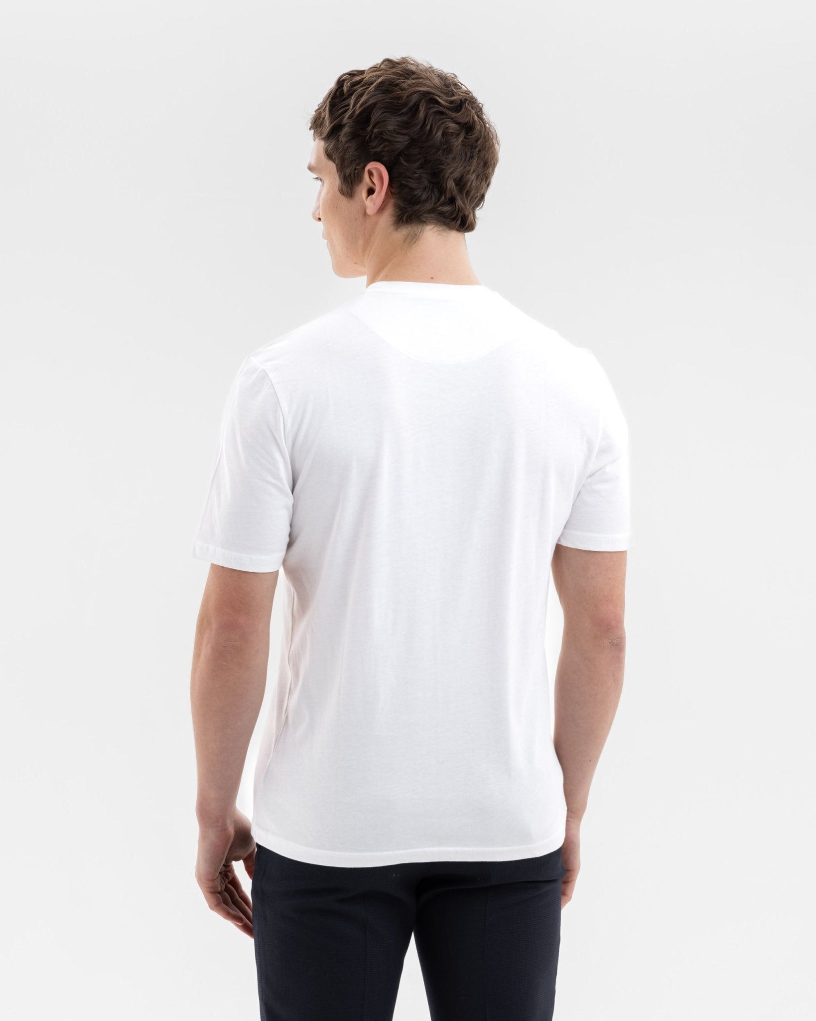 White Organic Cotton T-Shirt - Blake Mill