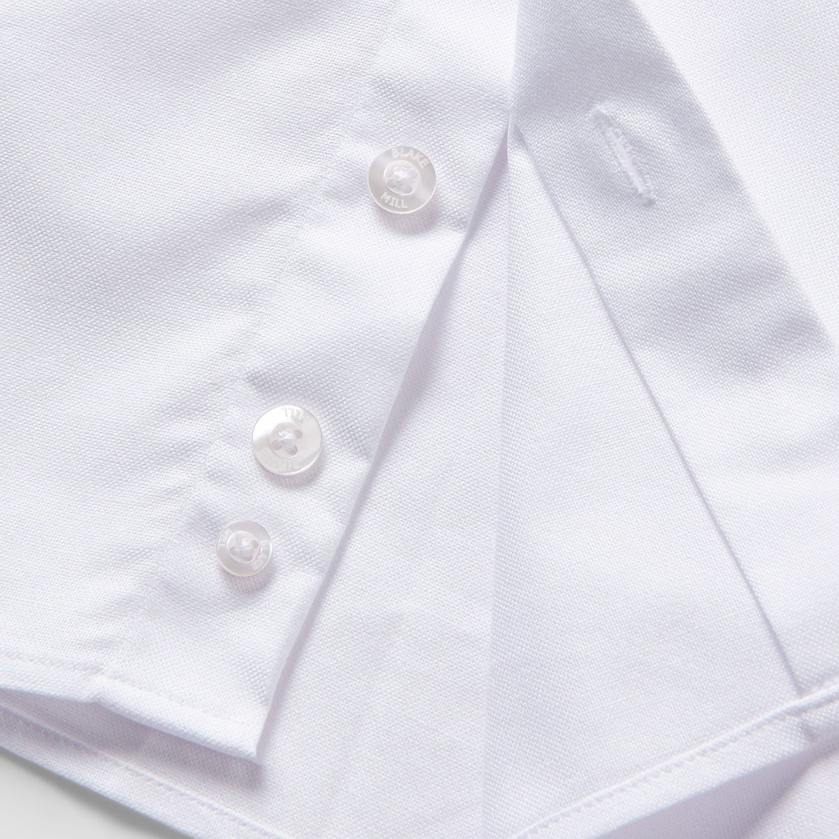 White Oxford with Skulls Accents Button - Down Shirt - Blake Mill