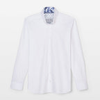 White Oxford with Skulls Accents Button - Down Shirt - Blake Mill