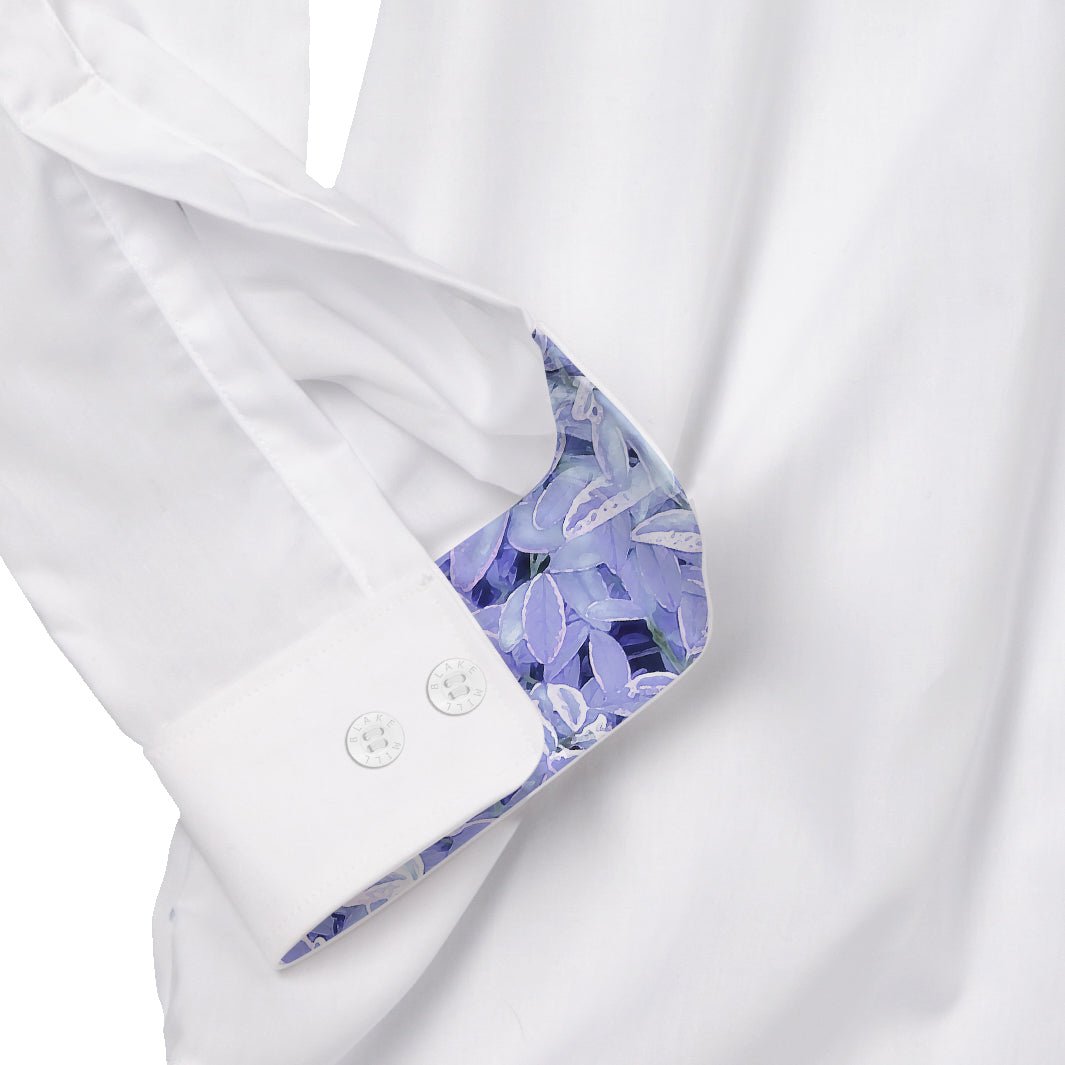 White with Canada Blue Accents Shirt - Blake Mill