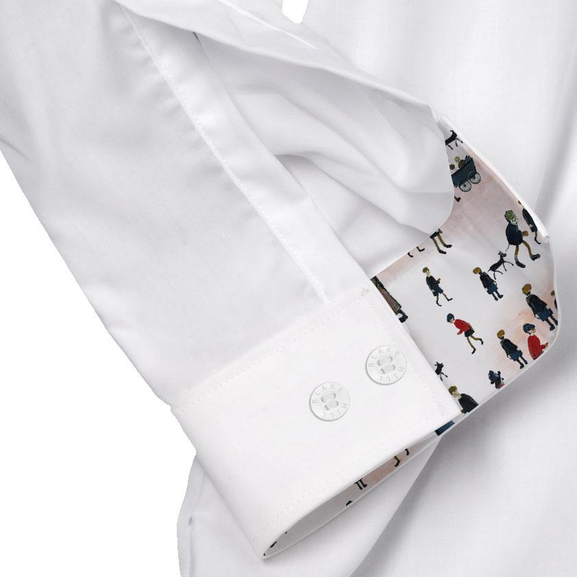 White with Lowry Button - Down Shirt - Blake Mill