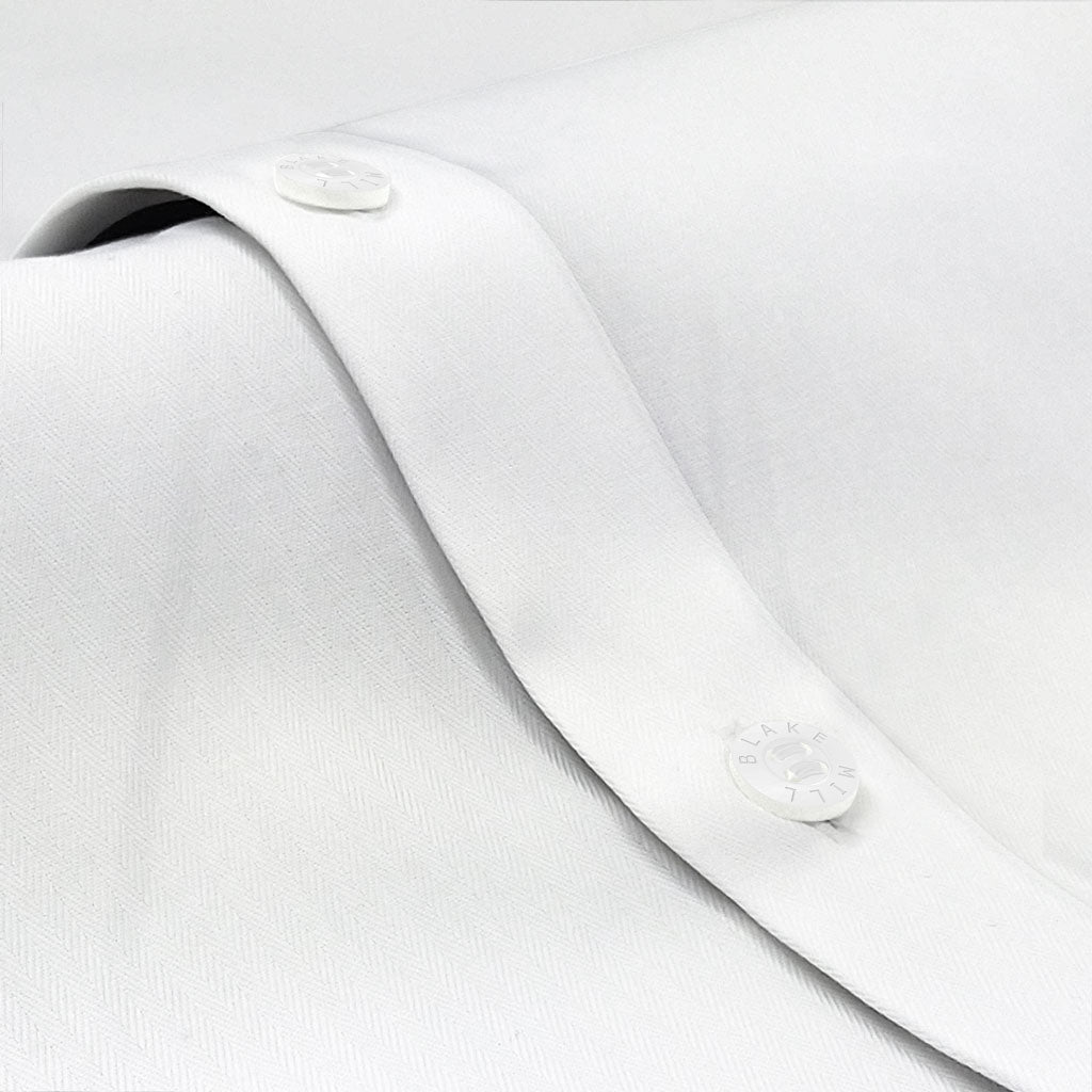 White With Modern Glass Accents Shirt - Blake Mill