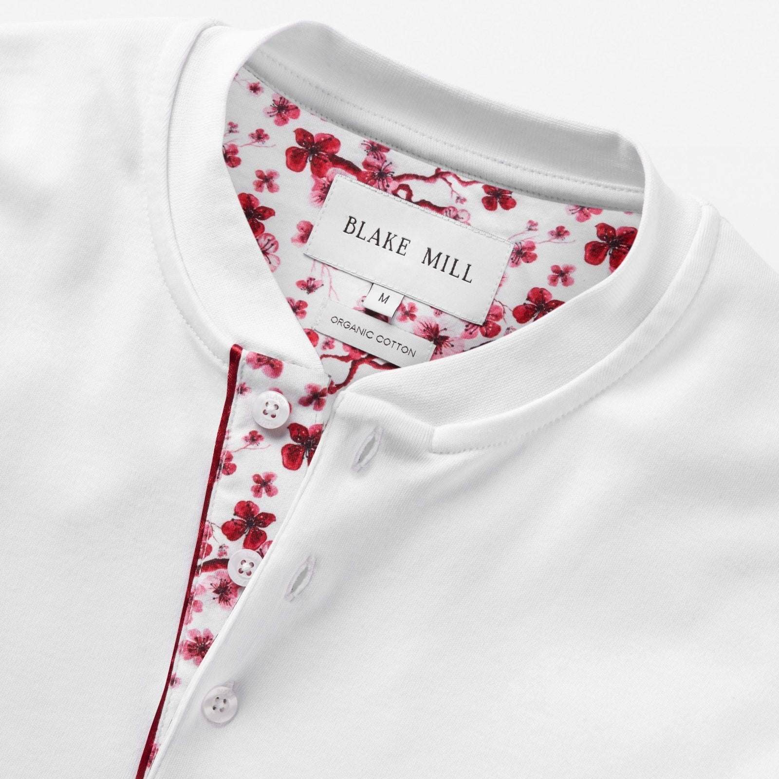 White with Pink Sakura Lux Jersey - Blake Mill