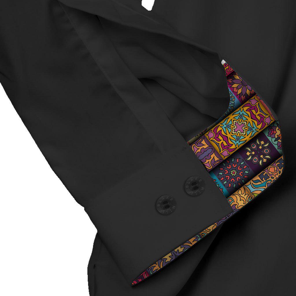 Black with Marrakesh Button-Down Shirt - Blake Mill