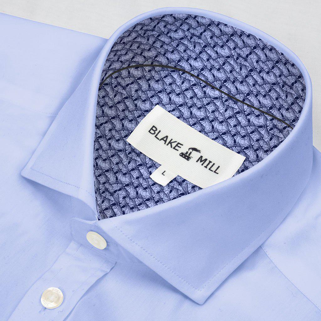 Blue With African Carrier Accents Shirt - Blake Mill