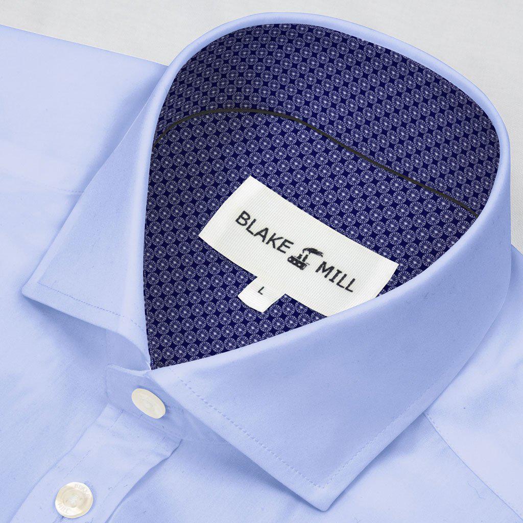 Blue With Fractal Accents Shirt - Blake Mill