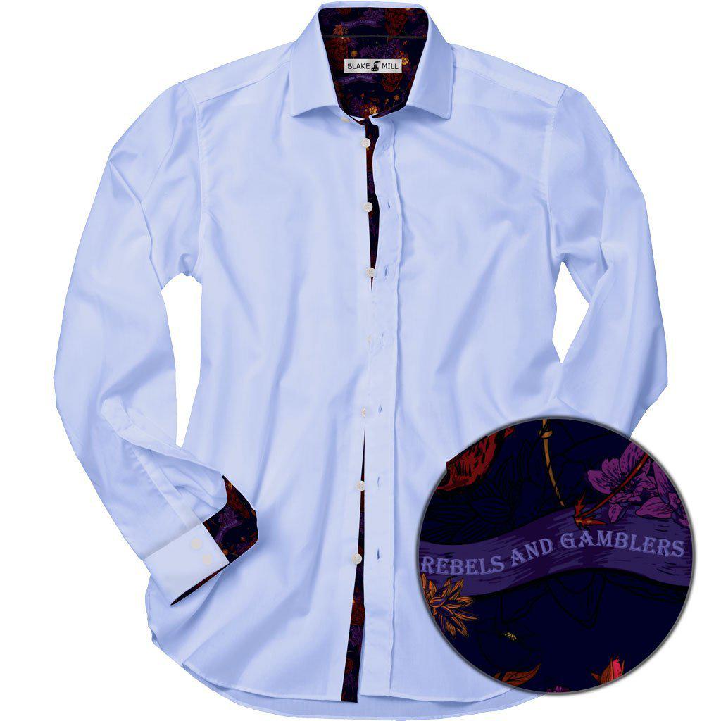 Blue With Party Animal Accents Shirt - Blake Mill