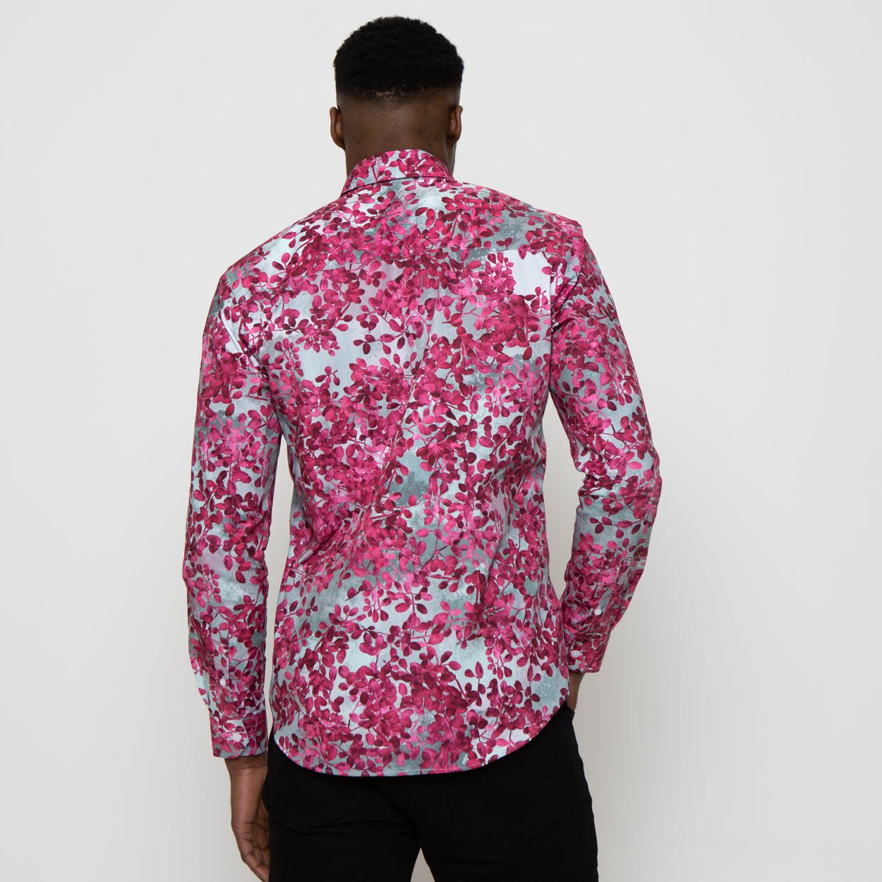 Cherry Blossom Button-Down Shirt - Blake Mill