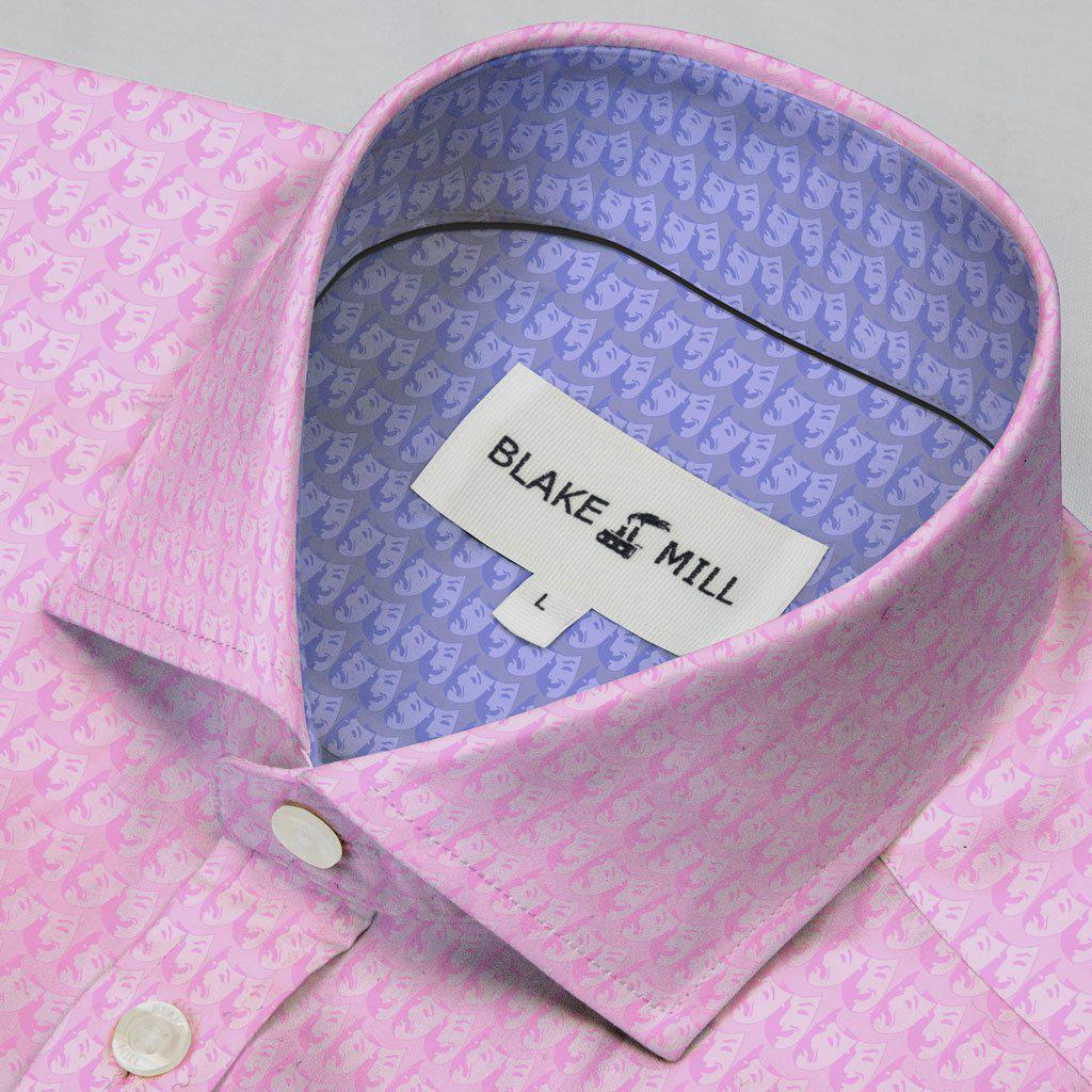 Comedy and Tragedy Pink Shirt - Blake Mill