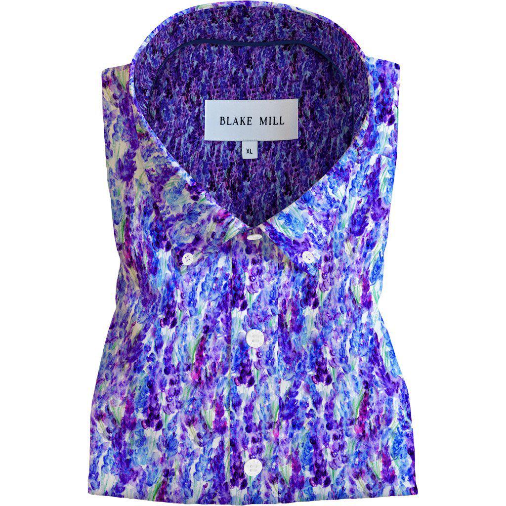 Lavender Fields Button-Down Shirt - Blake Mill
