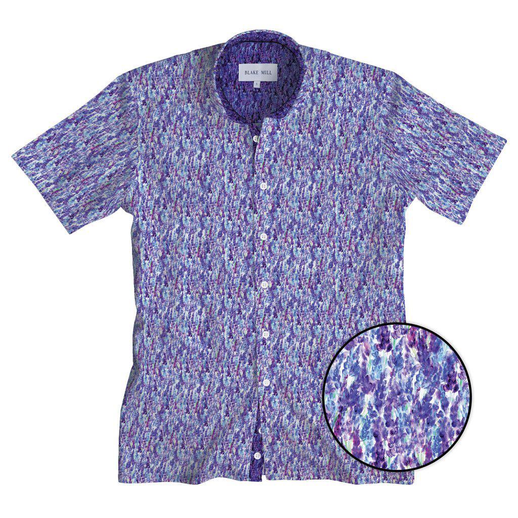 Lavender Fields Short Sleeve Shirt - Blake Mill