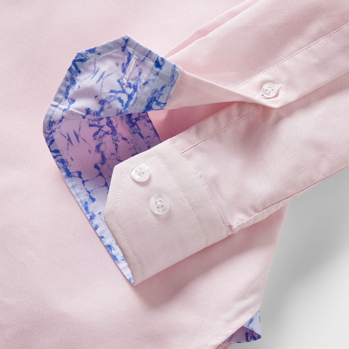 Pink Oxford with Know Your Mind Accents Button-Down Shirt - Blake Mill