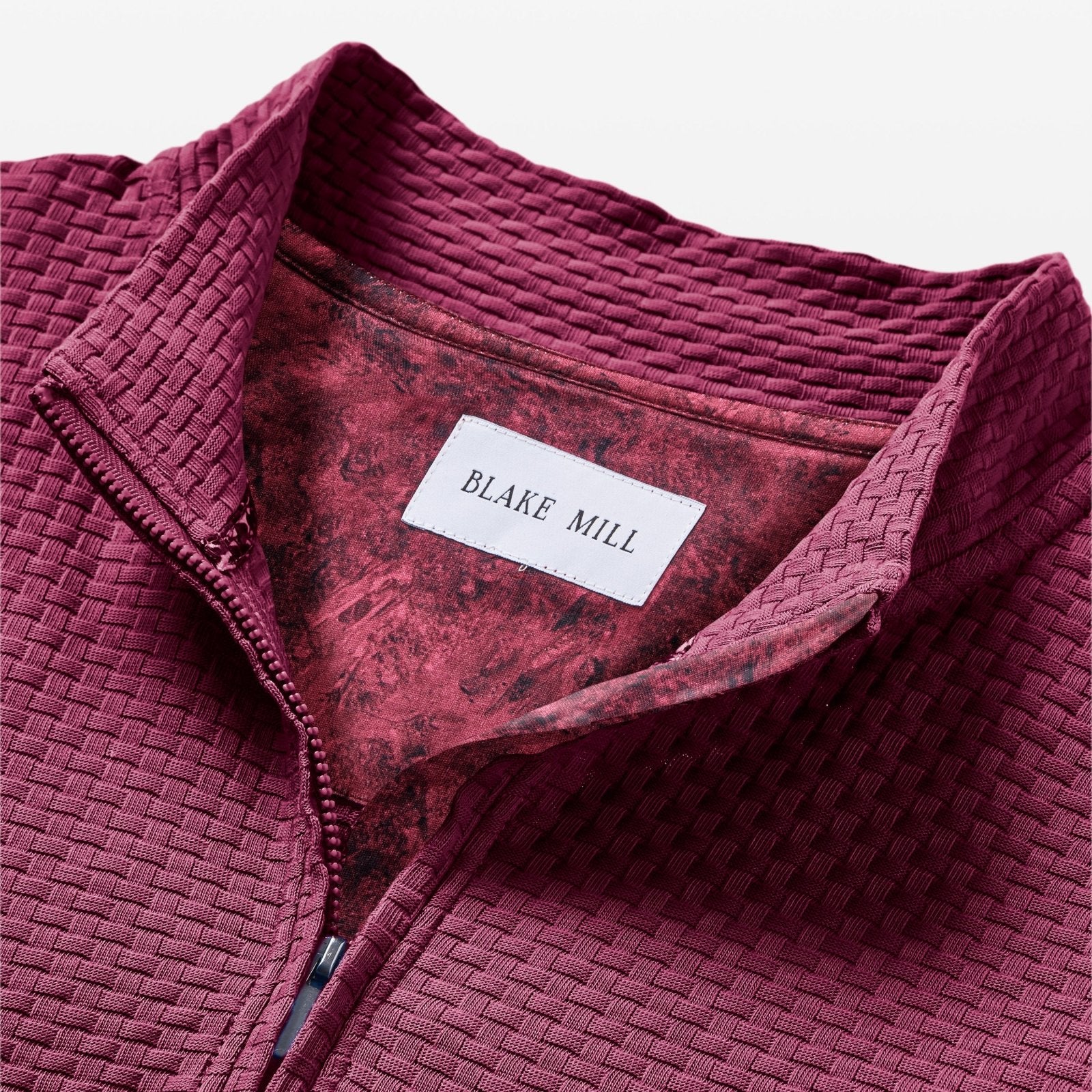Plum with Times March Quarter Zip Jersey - Blake Mill