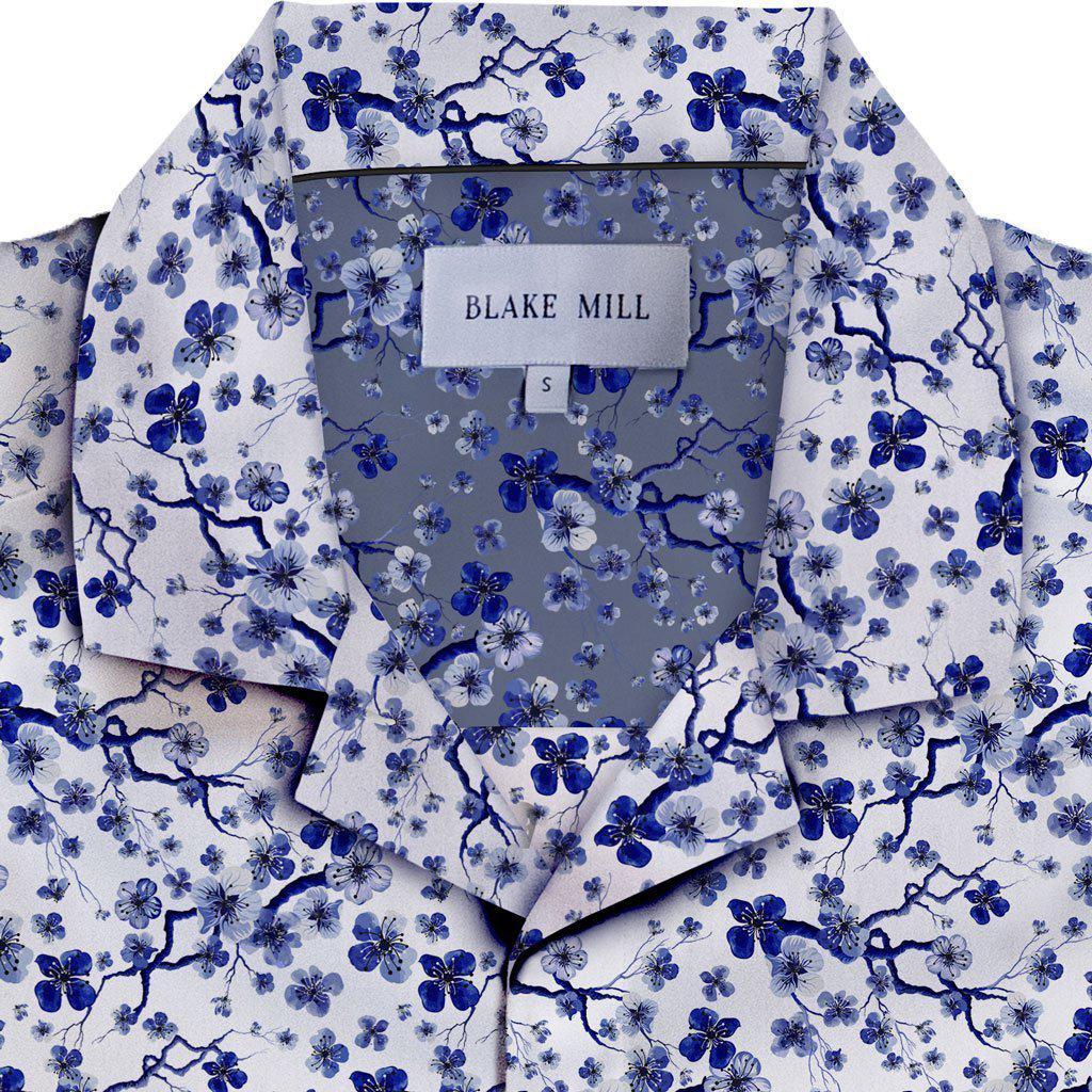 Sakura Tree Open Collar Shirt - Blake Mill