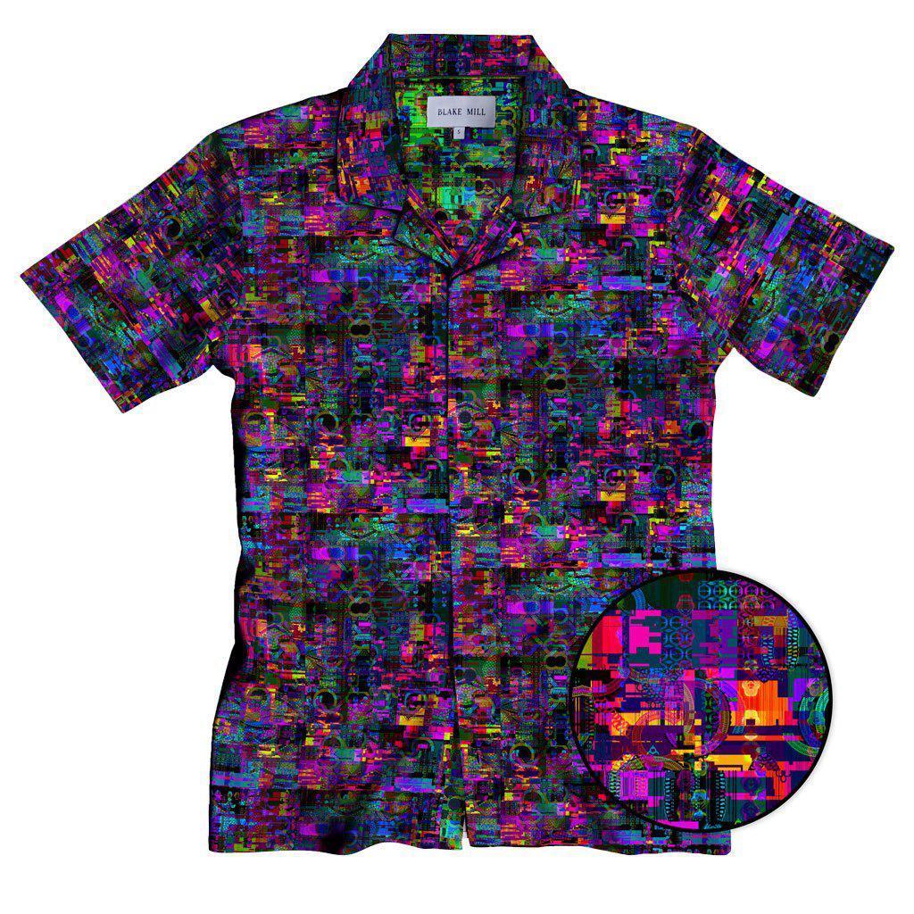 Satellite Interference Open Collar Shirt - Blake Mill