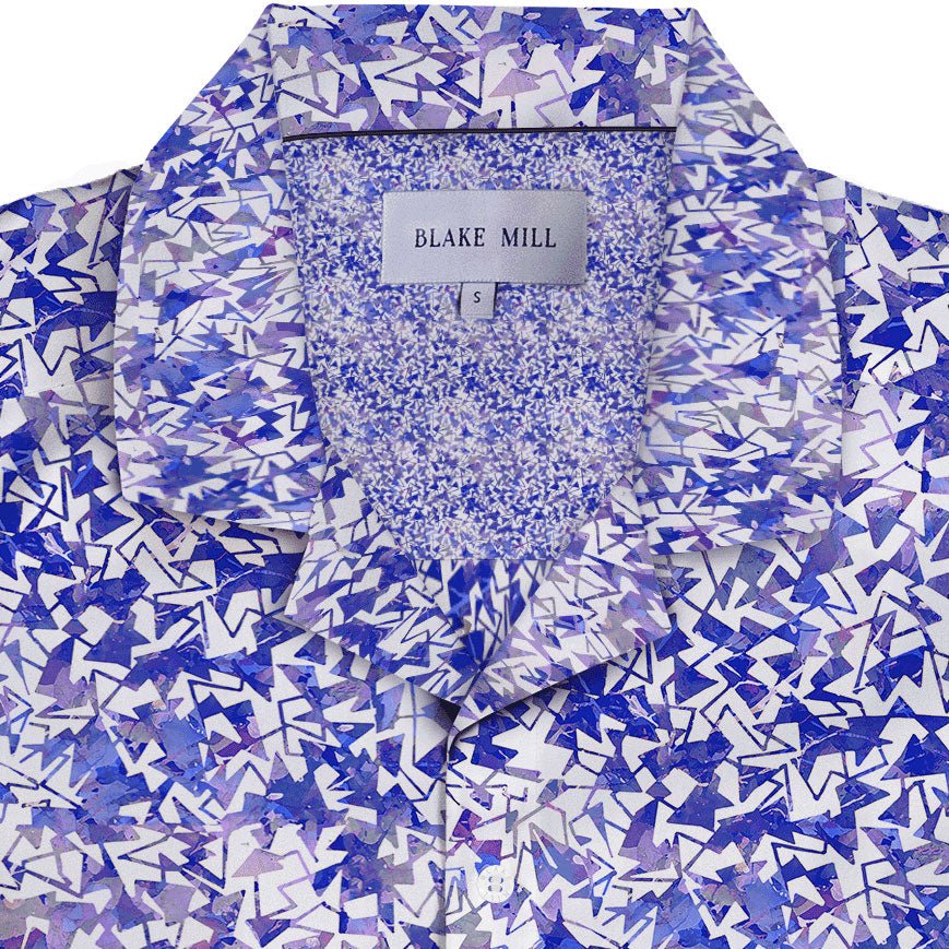 Shattered Shards Open Collar Shirt - Blake Mill