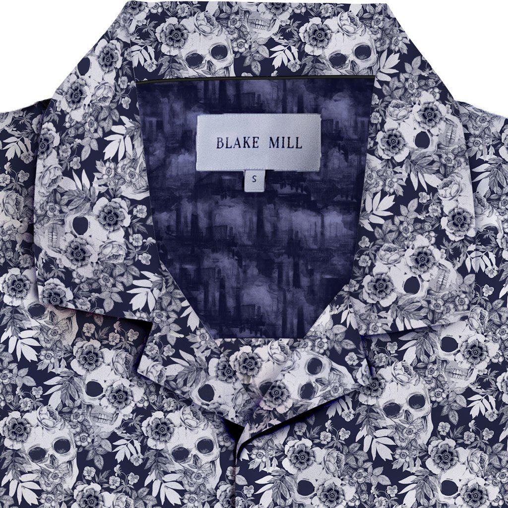 Skulls 'n Roses Open Collar Shirt - Blake Mill