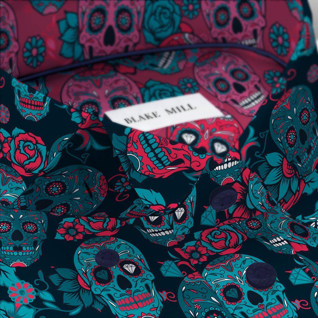 Skulls (The Sequel) Hidden Button Shirt - Blake Mill