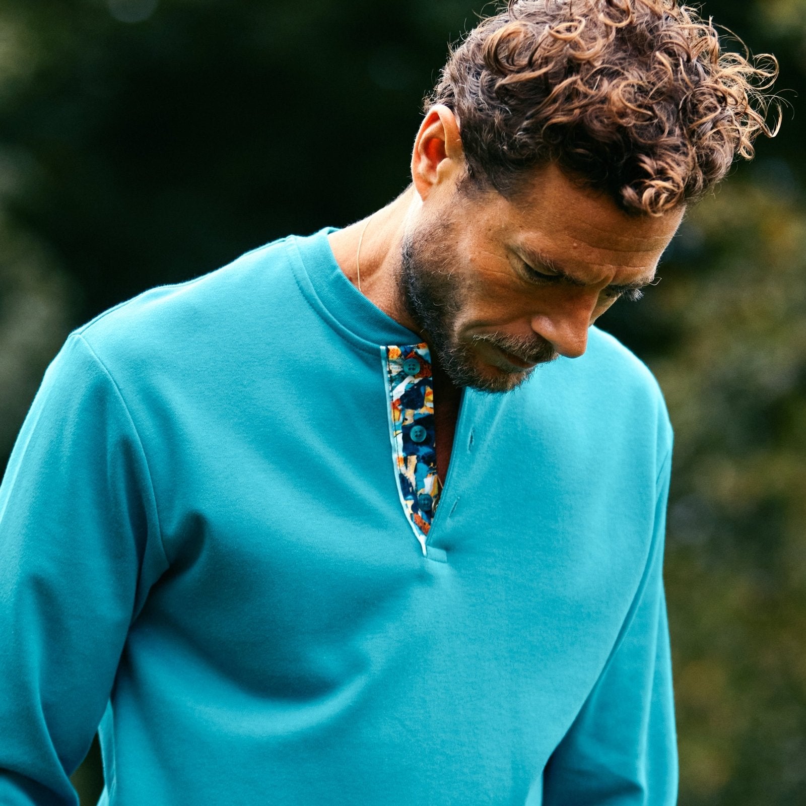 Teal with Vincent Light Lux Jersey - Blake Mill