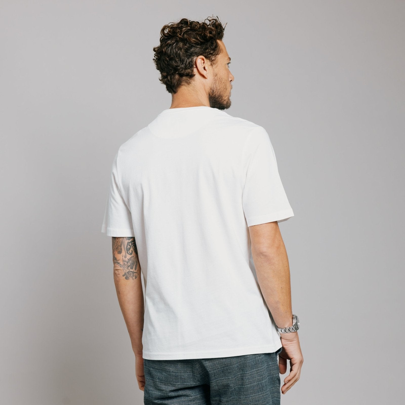 White Organic Cotton T-Shirt - Blake Mill