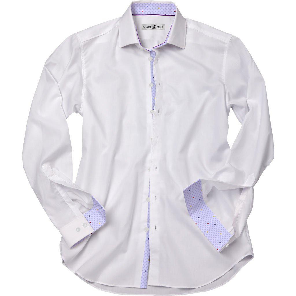 White with Show Me The Money Accents Shirt - Blake Mill