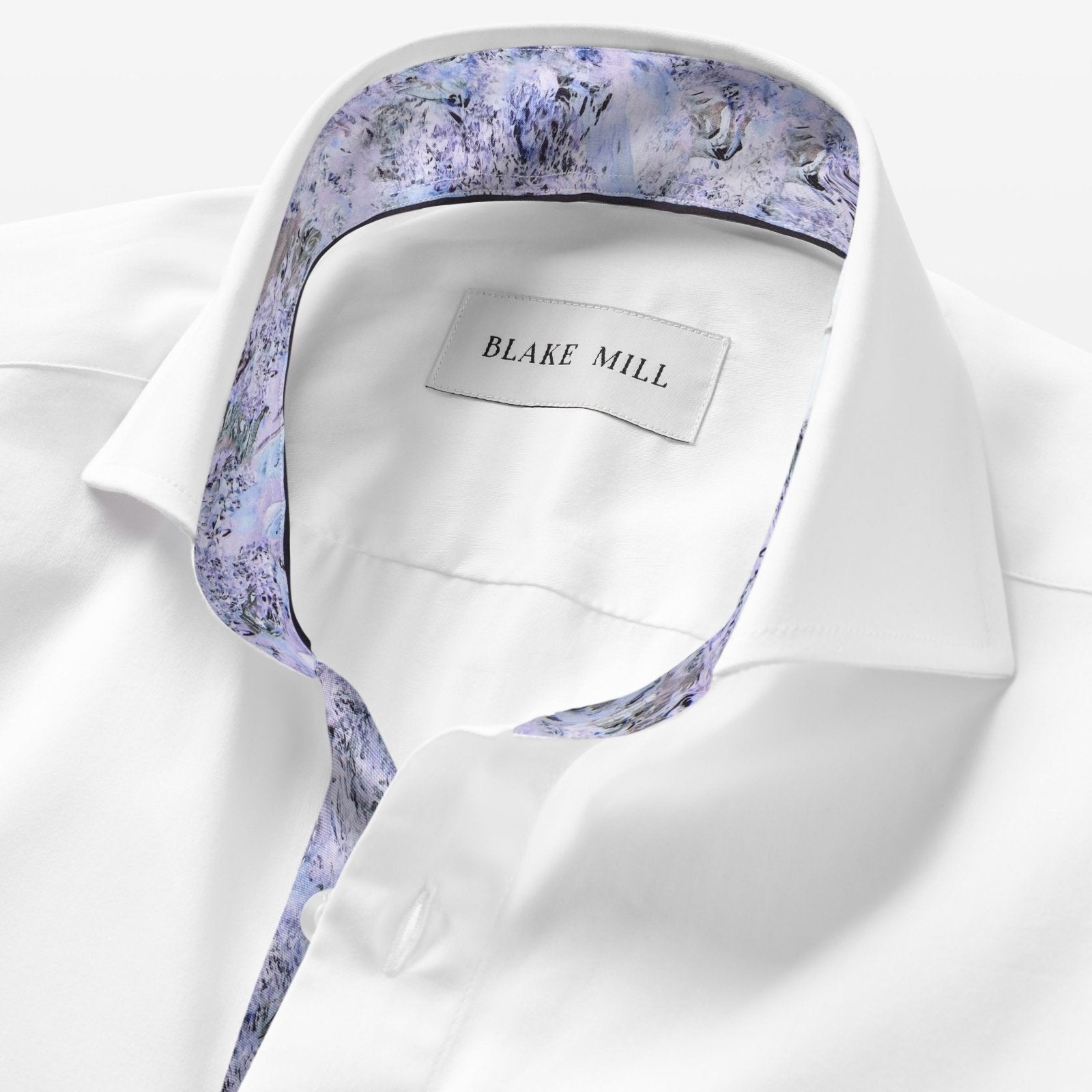 White with Times March Accents Shirt - Blake Mill